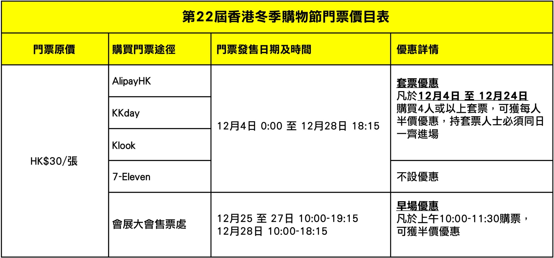 本页图片/档案 - 购物节价目表