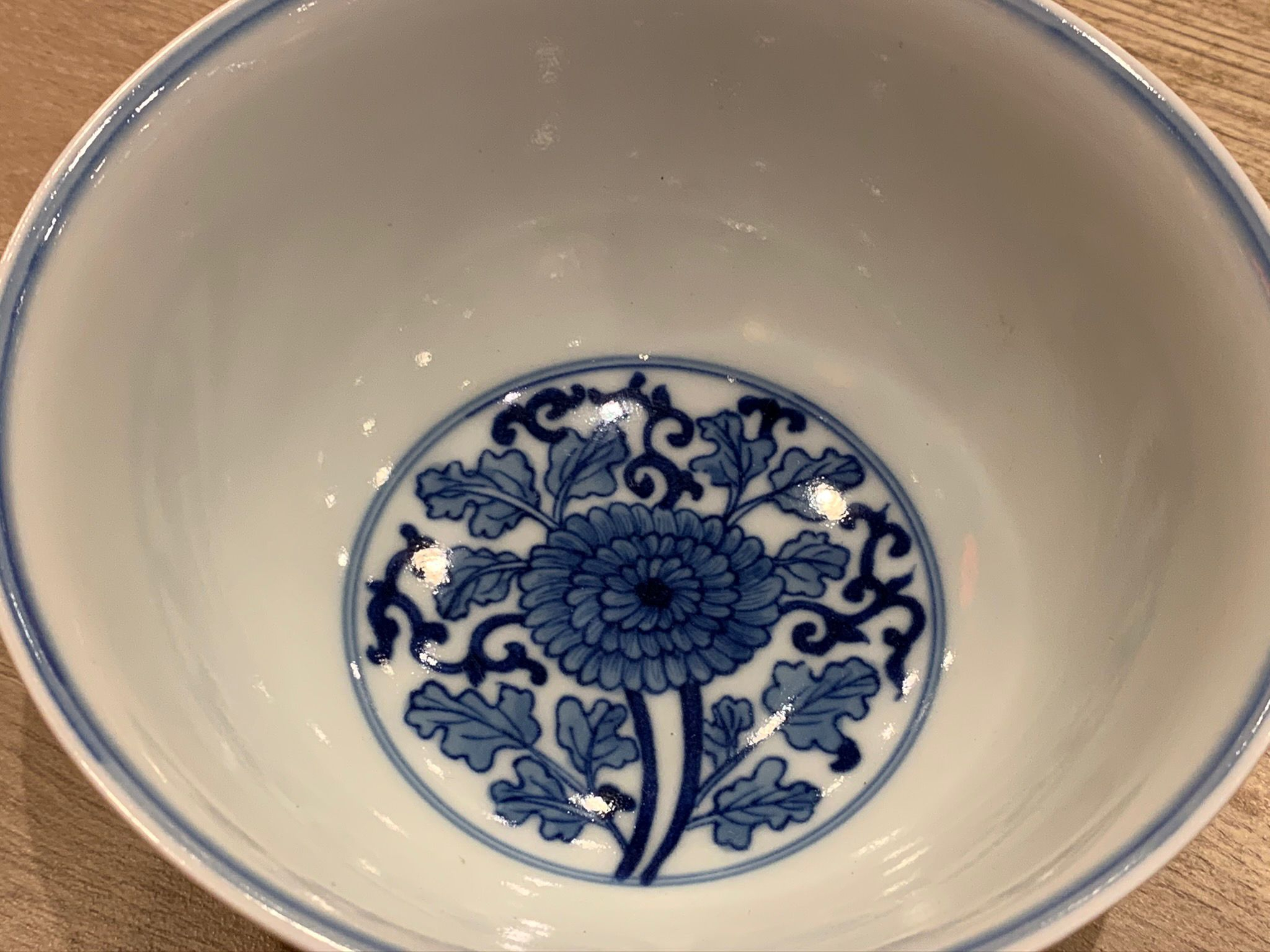 青花碗俯瞰